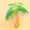 Cross-border Hawaiian fruit pineapple, watermelon, strawberry aluminum film balloon birthday party decoration aluminum foil shaped orange details Picture